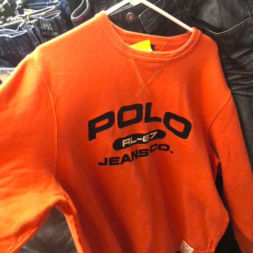 Polo jeans crewneck sz XL
